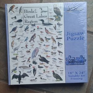 New in box! Heritage Birds of the Great Lakes 550 piece jigsaw puzzle